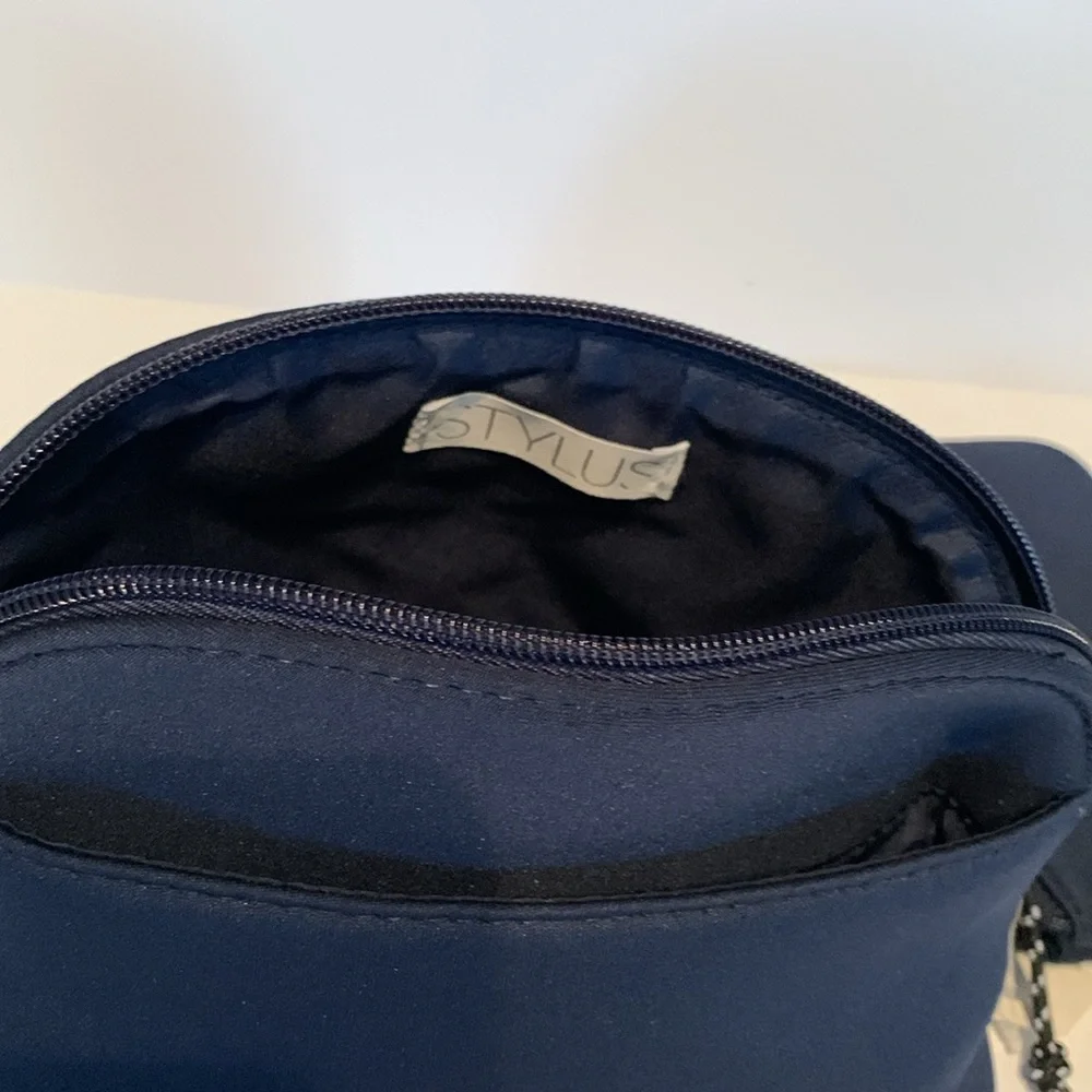 Stylus Blue 2 Piece Meadow Cosmetic Case with Removable Exterior Pouch